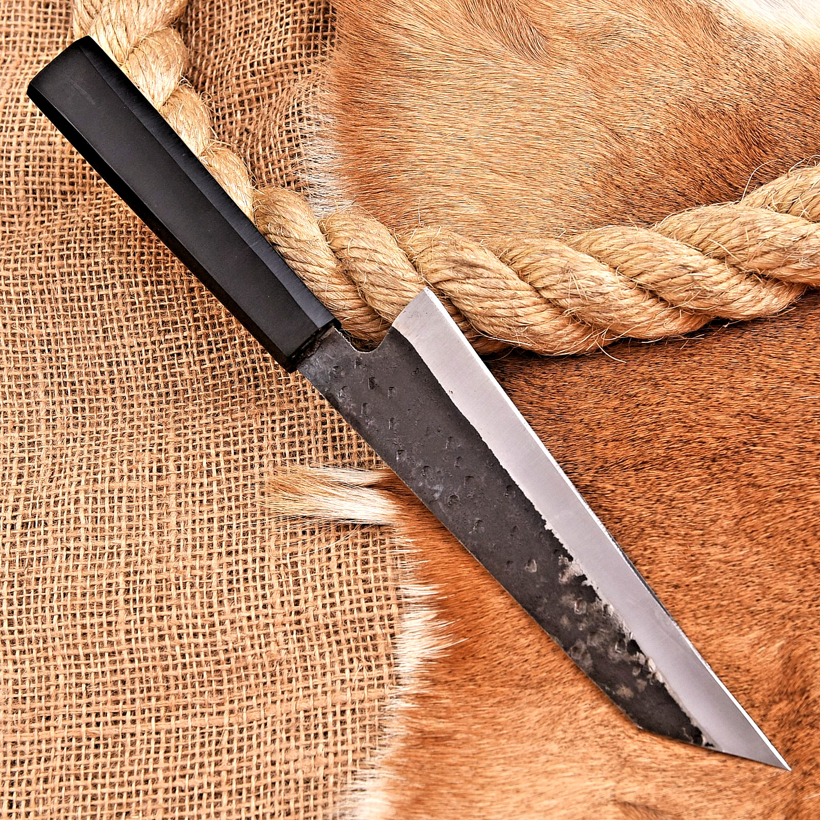 CUSTOM HAND MADE FORGE HIGH CARBON STEEL KITCHEN CHEF KNIFE HH 220 gallery