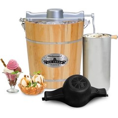 Electric Ice Cream Maker 4 Quart Quick Easy Clean Whisper Quiet Operation New