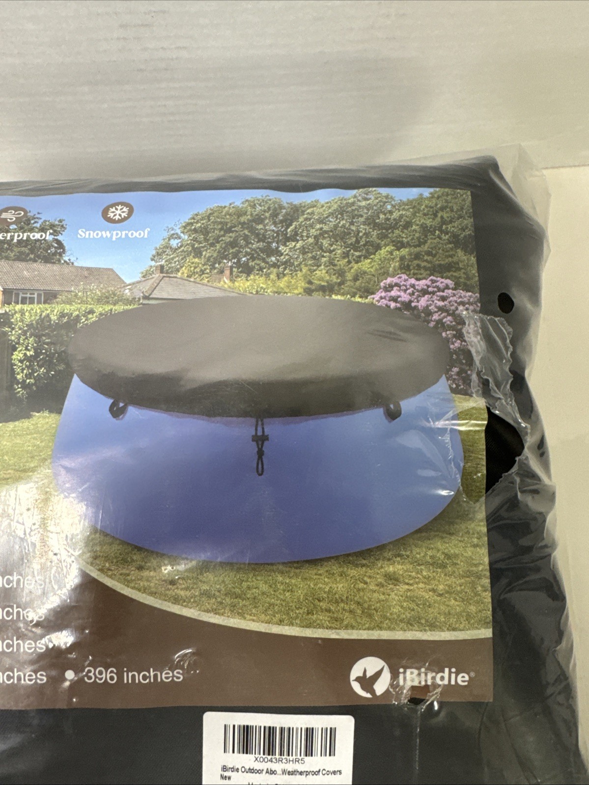 iBirdie Outdoor Above Ground Pool 288 Inches Weatherproof Cover gallery