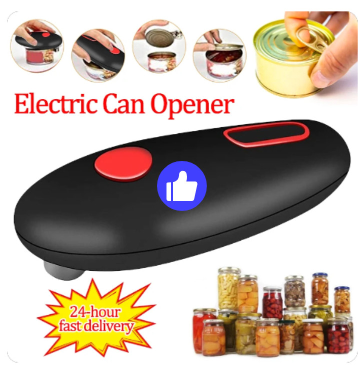 Electric Commercial Can Opener Automatic Smooth Edge Stainless Steel Hands-Free gallery