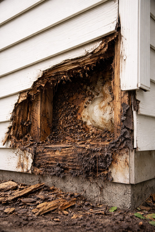 Vinyl Siding Bug Plug Outside Corner Insert – Stops Bees, Wasps & Insects – Made gallery