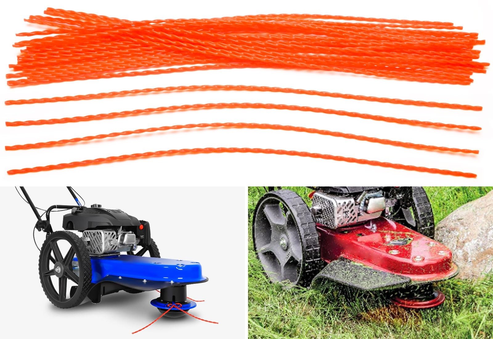 40-Pack 21.25" Line x .155-Inch String Trimmer Compatible with orange gallery