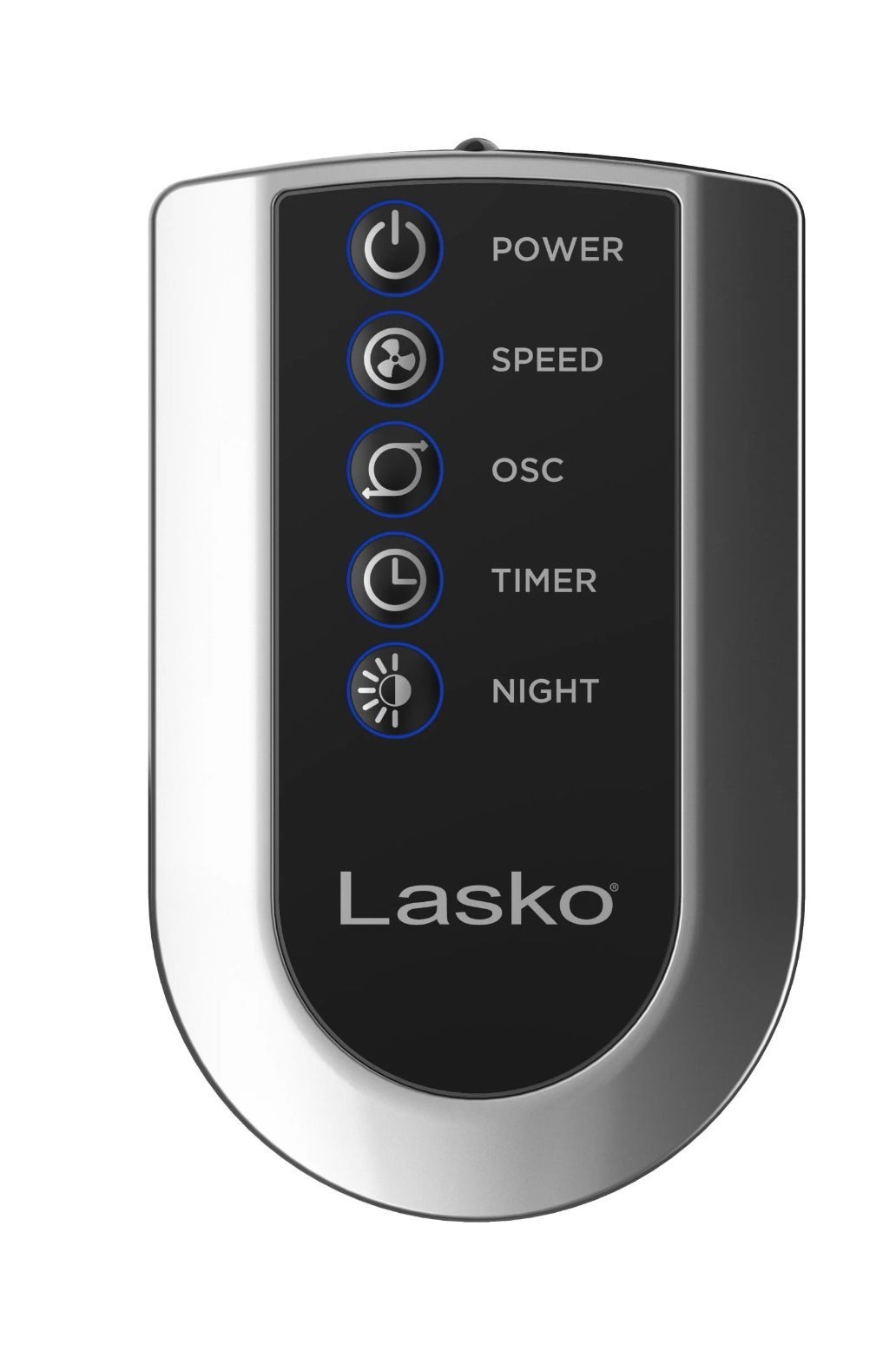 Lasko Tower Fan Remote Control Oscillation Timer Ionizer Gray Brown Wood Effect gallery