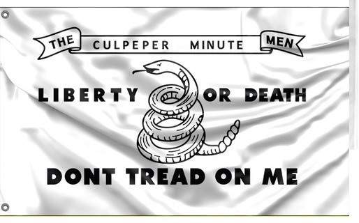 Culpeper Minutemen Flag, Unique Design, 3x5 Ft / 90x150 cm size 100D gallery