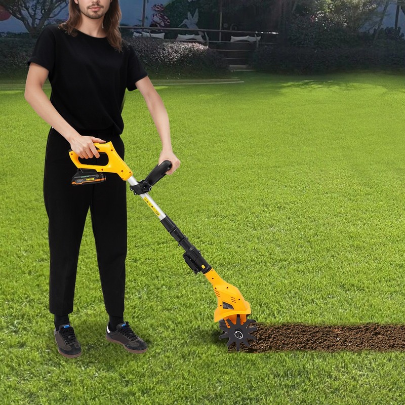 Handheld Garden Battery Powered Tilling Machine Electric Tilling Machine 250RPM gallery