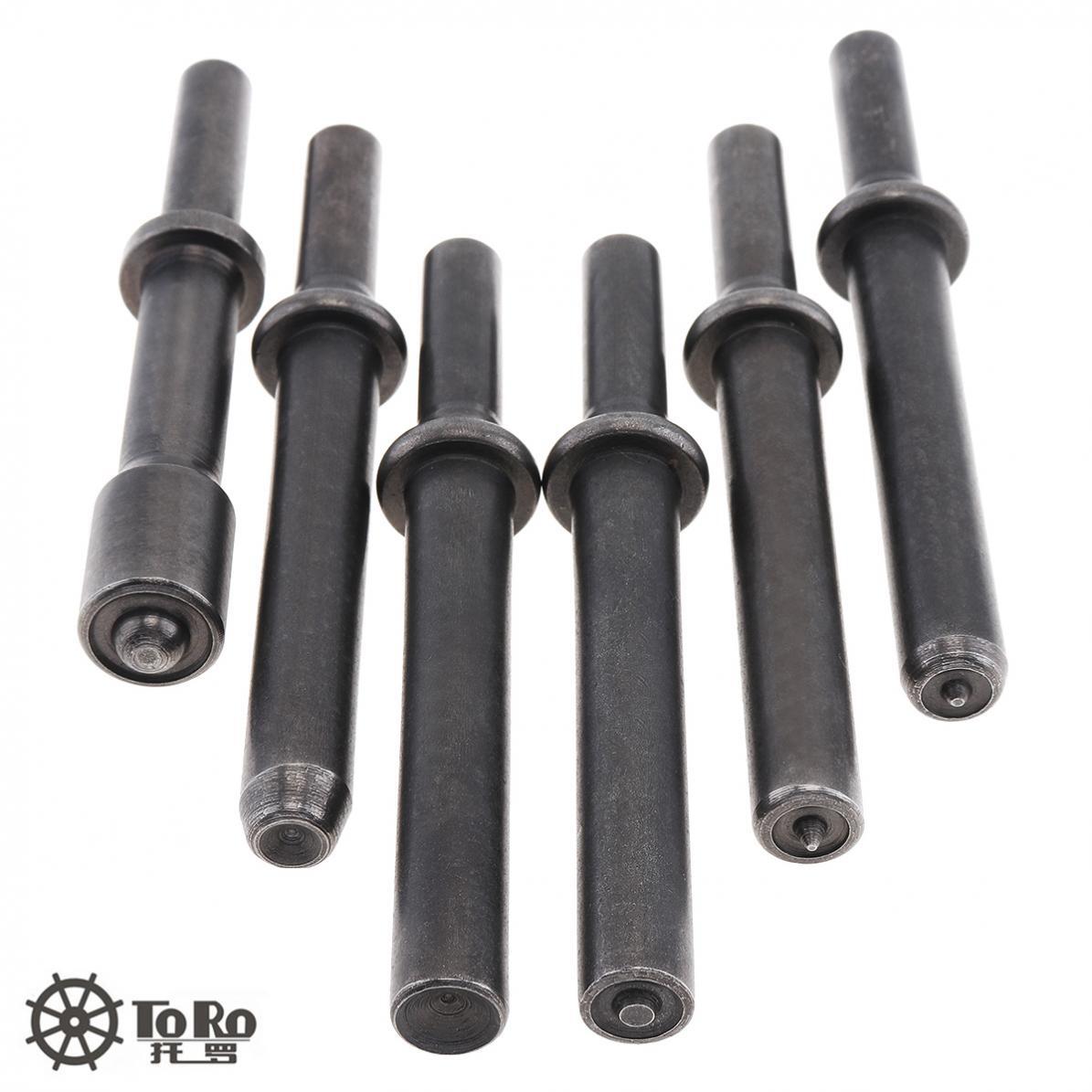6pcs M3-M8 Steel Solid Rivet Impact Head Bits for Air Chisel Punch Bolt Remover gallery