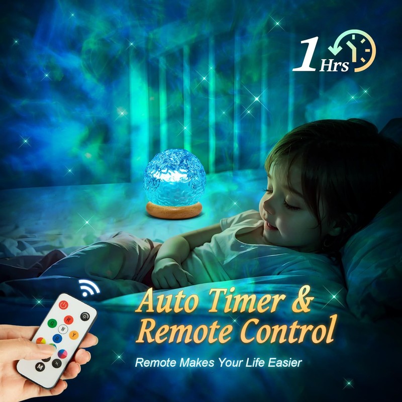 Crystal Light Projector 216 Modes Bedroom Mood Lighting Remote USB gallery