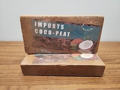 Imports Coco-Peat Coco Coir 2 Brick Pack 400-450g / 14-16 oz Each ~ Approx 2 Lbs