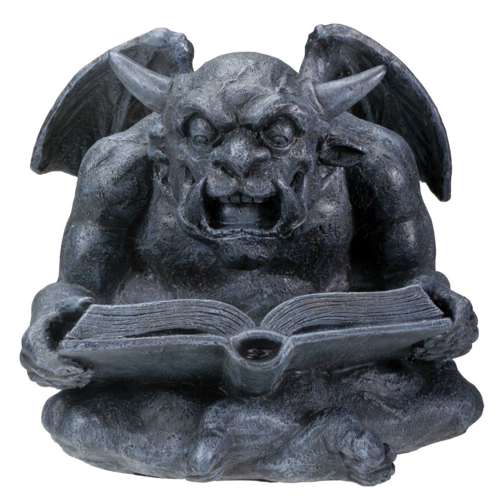 Gargoyle Reading a Book Medieval Statue Figurine Sculpture Statuette Decoration gallery