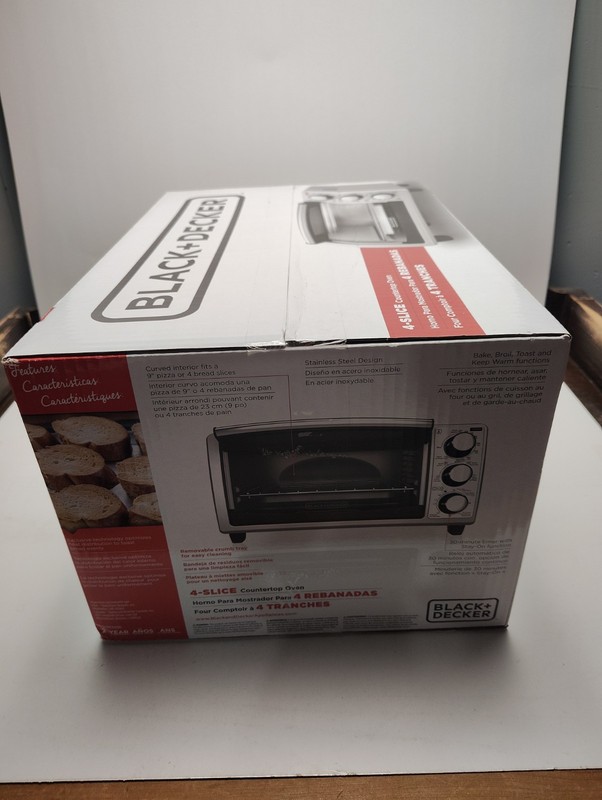 BLACK+DECKER (TO1373SSD) 4-Slice Wide Convection Countertop Toaster Oven SEALED gallery