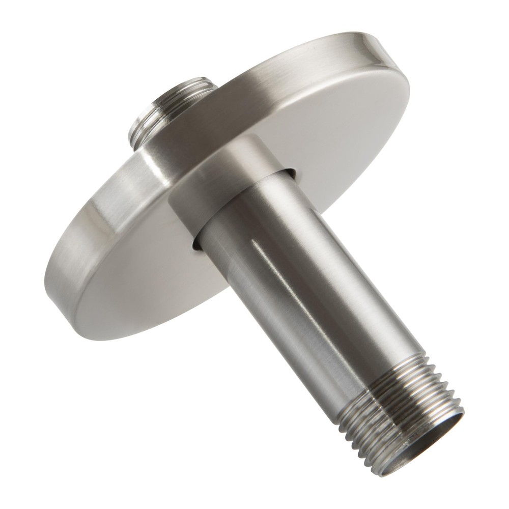 Straight Shower Arm with Flange, Ceiling Mount 3 Inches Rain Shower Head Arm Ex