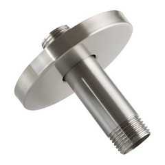 Straight Shower Arm with Flange, Ceiling Mount 3 Inches Rain Shower Head Arm Ex