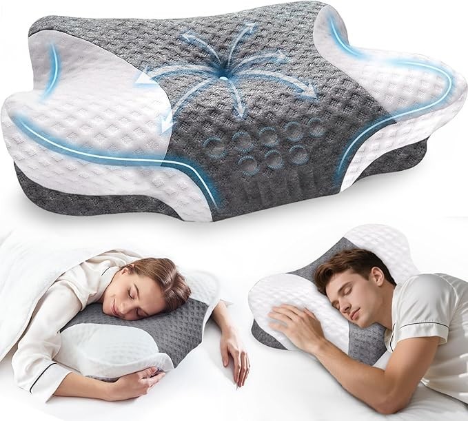 Side Sleeper Pillow with Arm Hole, Upgraded Shoulder Relief System for Neck Pain gallery