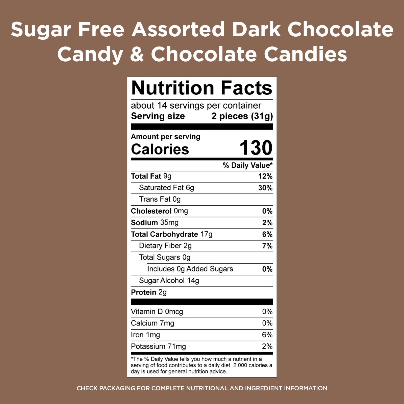 RUSSELL STOVER Sugar Free Assorted Chocolate Candy 15.7 oz bag gallery