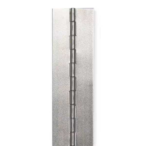 Piano Hinge, Steel, Full Surface Mounting, 1 in Leaf W x 96 in Leaf H, Steel gallery