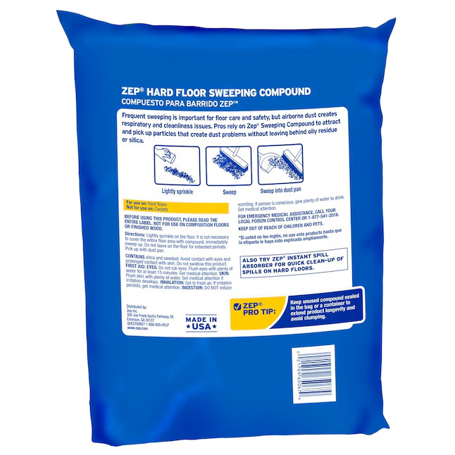 Zep 50-lb Floor Hard Floor Sweeping Compound Dust Control Industrial Cleaner gallery