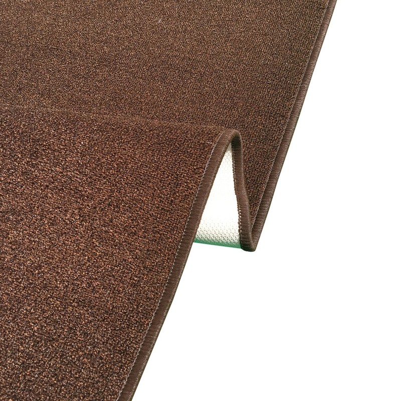 Custom Size SOLID BROWN Stair Hallway Runner Rug Non Slip Rubber Back gallery