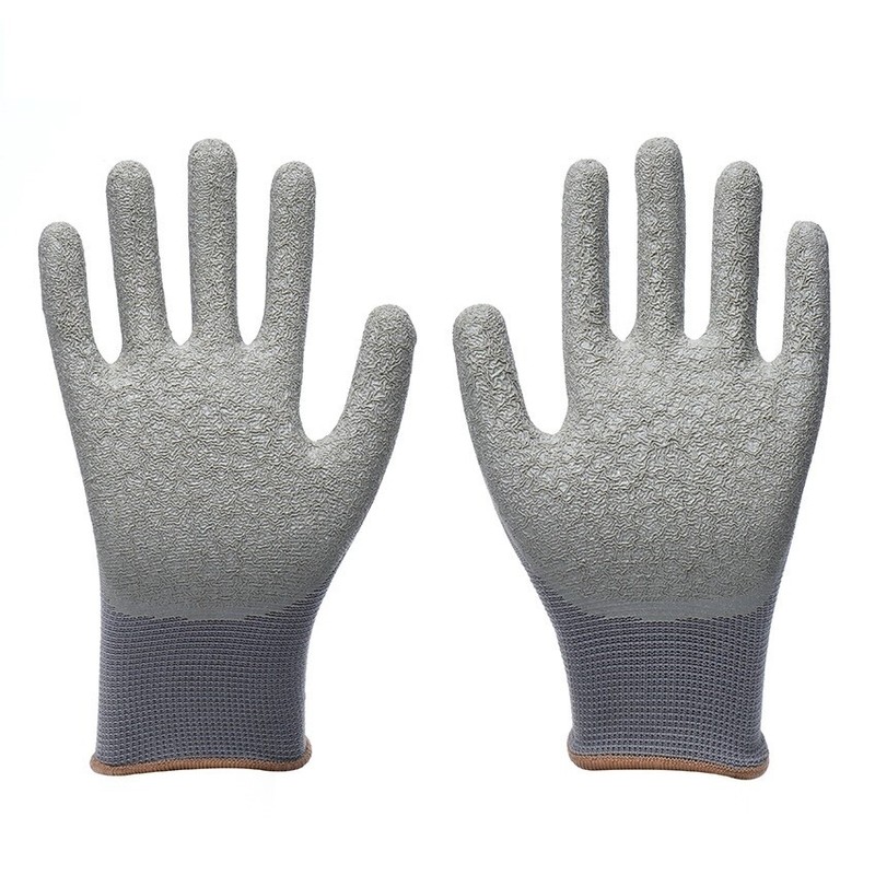 Work Safety Polyurethane Coated Nylon Work Gloves 380-5 (1/ 6 /12 Pairs) gallery