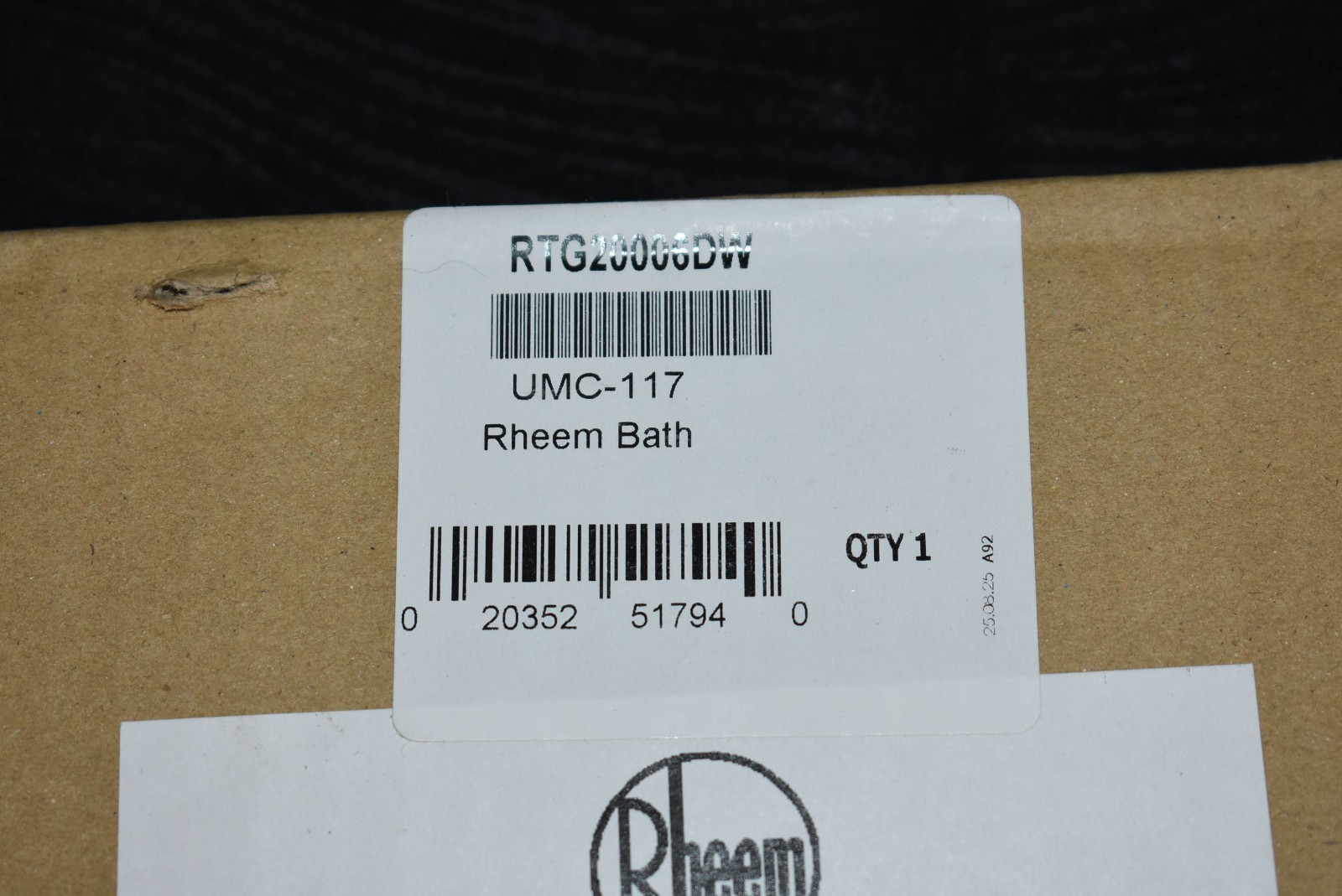 Rheem Residential Wired Main Remote Control for Tankless Gas Water Heaters gallery