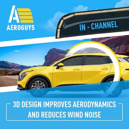 Extra Durable Window Deflectors in-Channel Window Visors For Kia Sportage 23-25 gallery