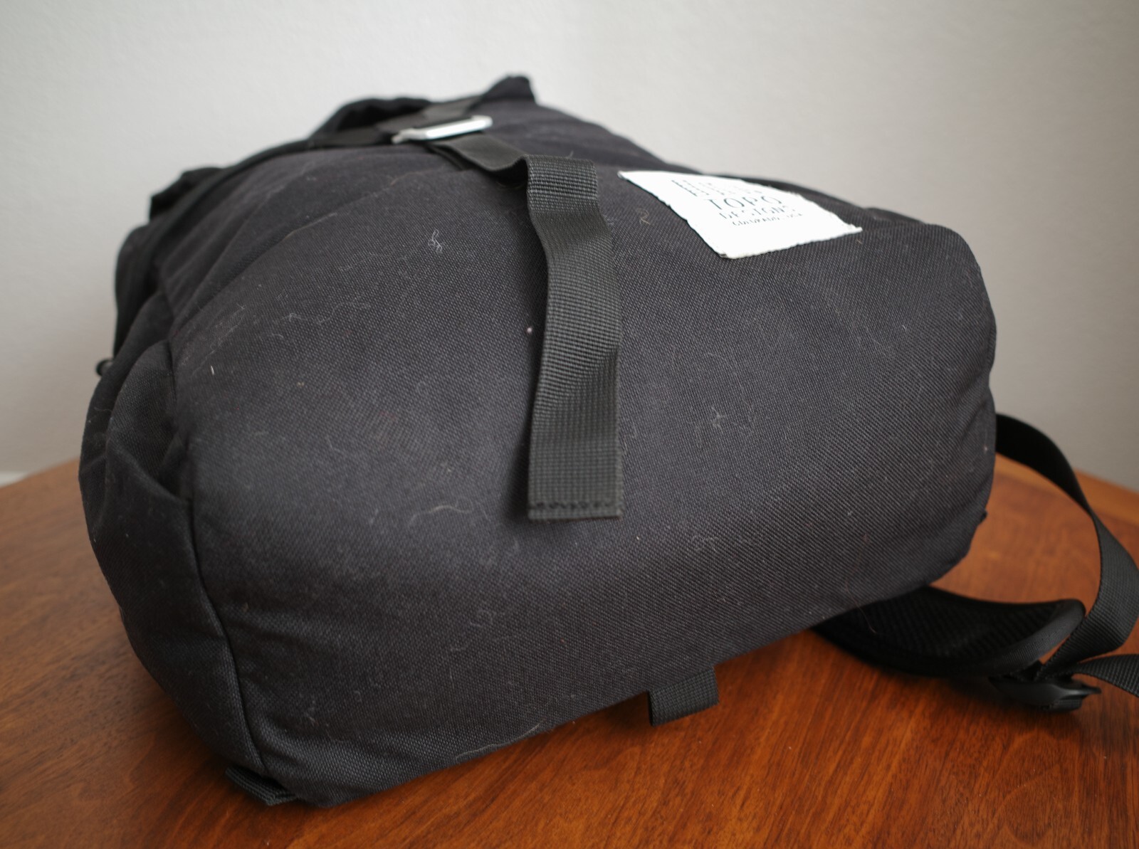 Topo Designs Y-Pack Black Backpack Daypack EUC 3