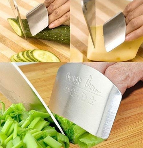 Adjustable 2PCS Finger Guards for Safe Vegetable & Fruit Cutting - Perfect Gift gallery