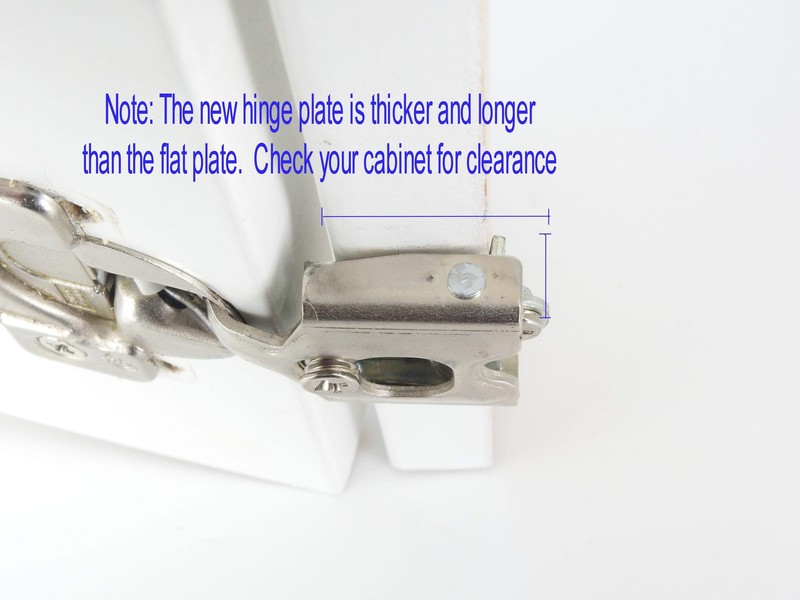 Grass 860 Soft Close flat plate Replacement hinge - NEW - Sold in Pairs gallery