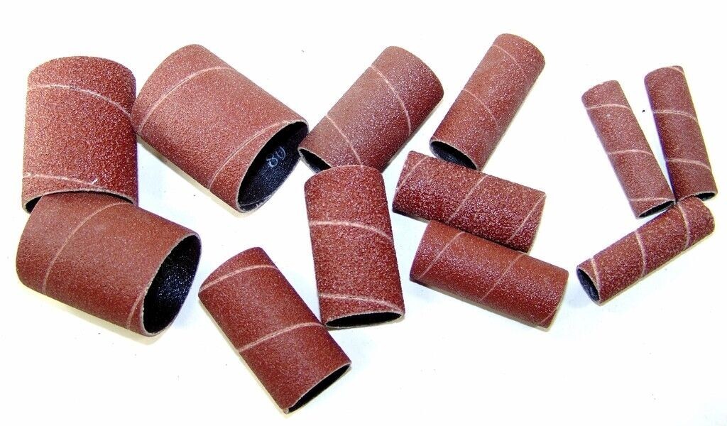 16pc 2" Long Sanding Drum & Sleeves Set Drill Press Spindle Sander Mandrel Rolls gallery