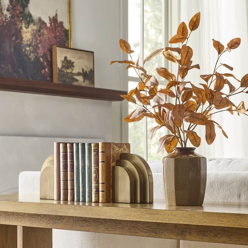 22" Rusted Eucalyptus Artificial Fall Arrangement - Hearth & Hand with Magnolia gallery