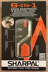 SHARPAL 101N Manual Knife Sharpener & Survival Tool