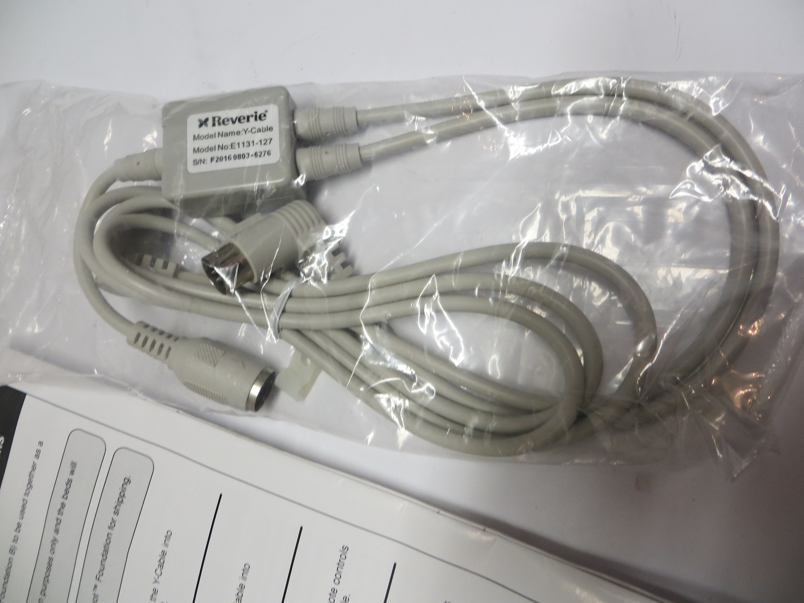 NEW Serta Tempurpedic Reverie Y Cable Splitter for Remote Control Adjustable Bed gallery