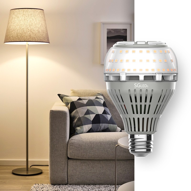 4 Pack Energy Saving LED Light Bulbs 4000lm 250W Equiv. 27W 3000K Warm White E26 gallery