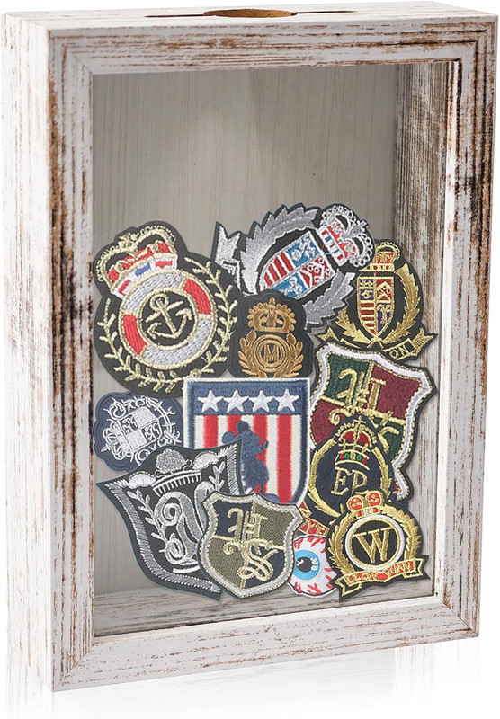 Top Loading Shadow Box , Shadow Box with Slot on Top,Wood & Real Glass Display C gallery