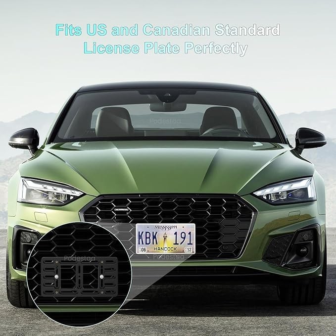 Front License Plate Bracket Holder for 2000-2025 A3 A4 A5 A6 A7 A8 Quattro Sport gallery