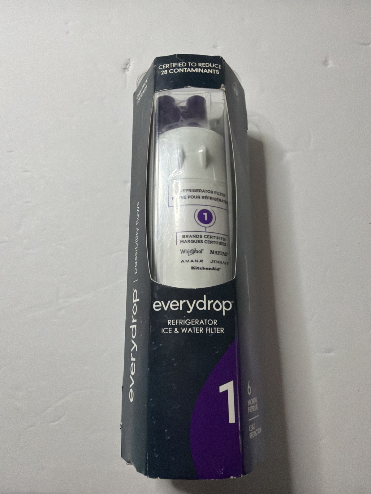 Whirlpool EveryDrop 1 Refrigerator White Ice & Water Filter EDR1RXD1 New gallery