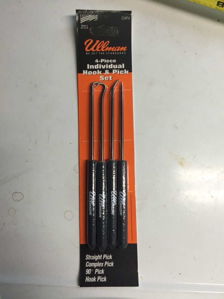 Ullman Devices Corp. CHP4 4-piece 7" Long Hook And Pick Set *Made In USA* gallery