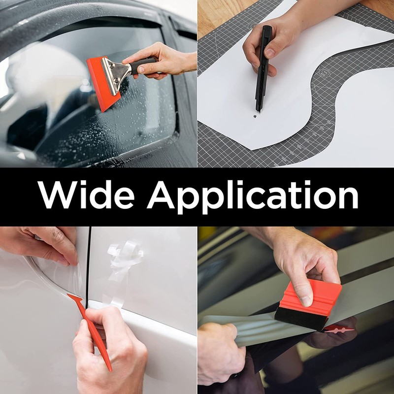 ValueMax Window Tint Tool 10PC Rubber Vinyl Car Protective Film Installation Set gallery