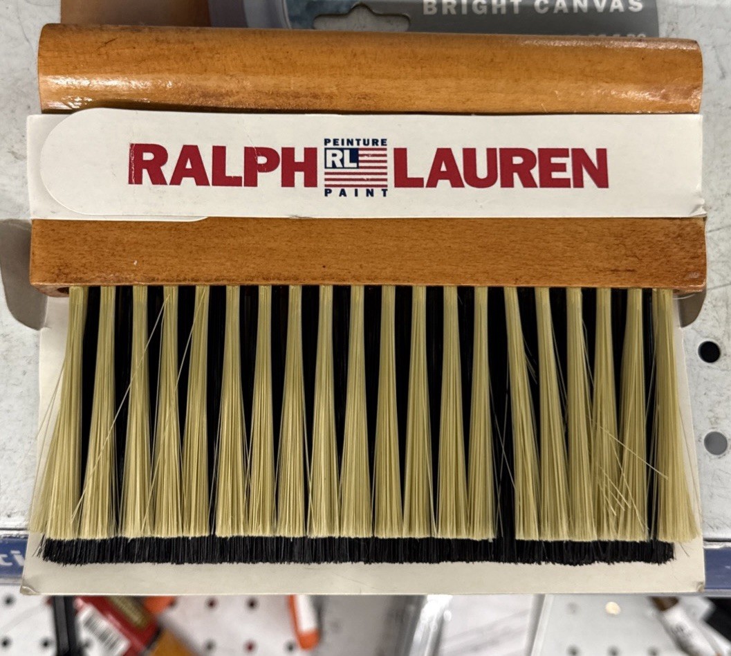 NOS Ralph Lauren 7” Weaver Brush Chambray Paint New in Package USA Made gallery