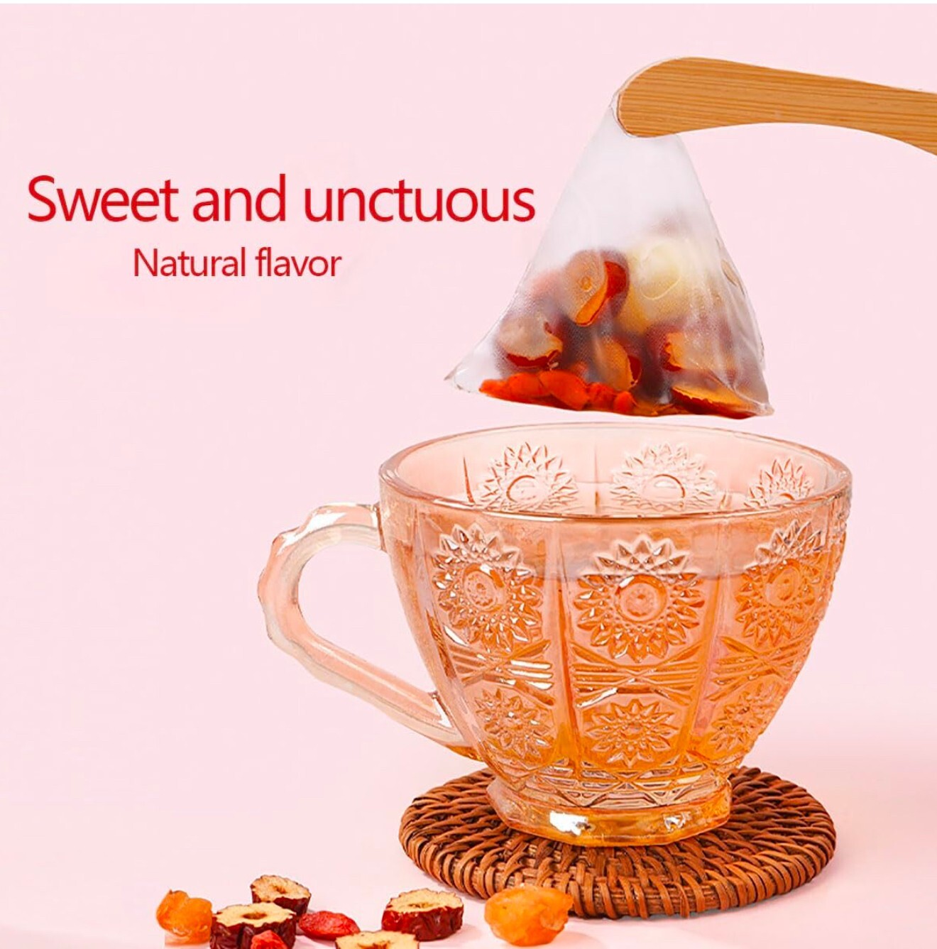 Herbal Tea Longan Red Date Good for Menstrual Pain ,Good Energy, immune, & Skin gallery