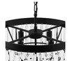 Home Decorators Collection North Falls 5-Light Black Tiered Pendant Light gallery