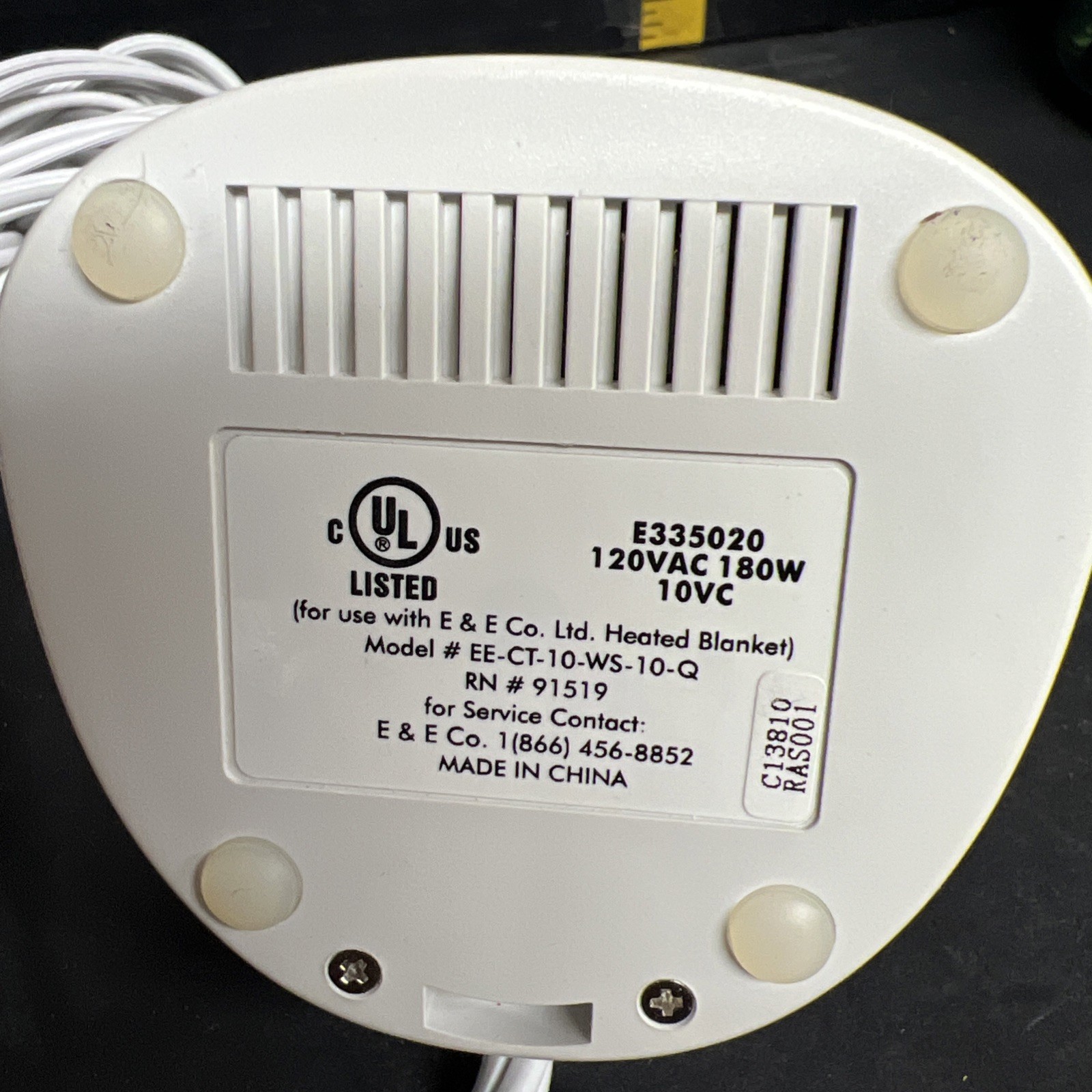 JCP Ever Soft 2-Prong Electric Blanket Remote Controller EE-CT-10-WS-10-Q gallery