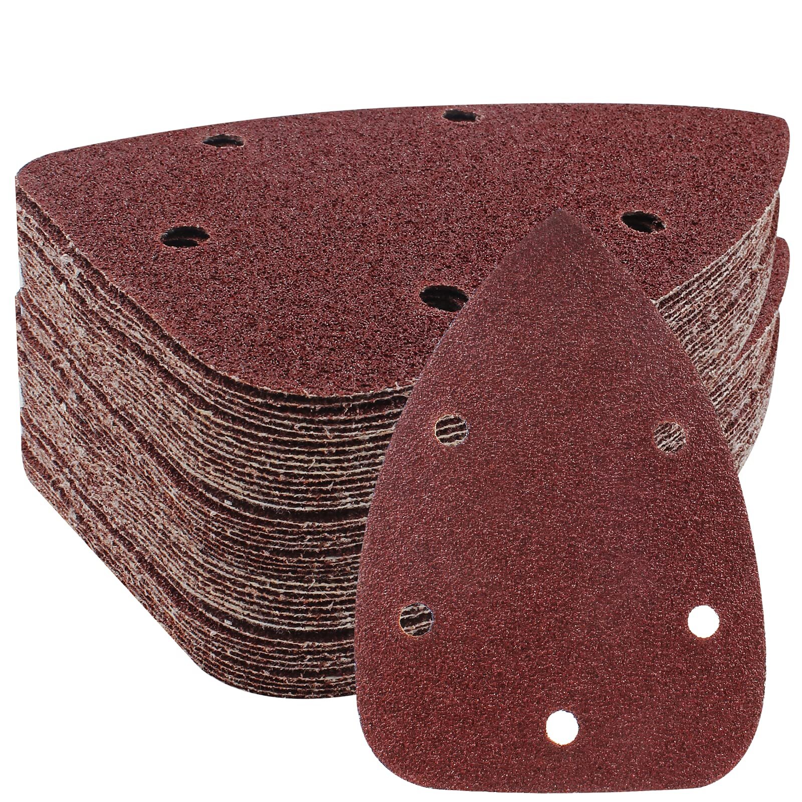 25 Pcs 40 Grit Mouse Detail Sander Sandpaper 5 Hole Mouse Sandpaper H gallery