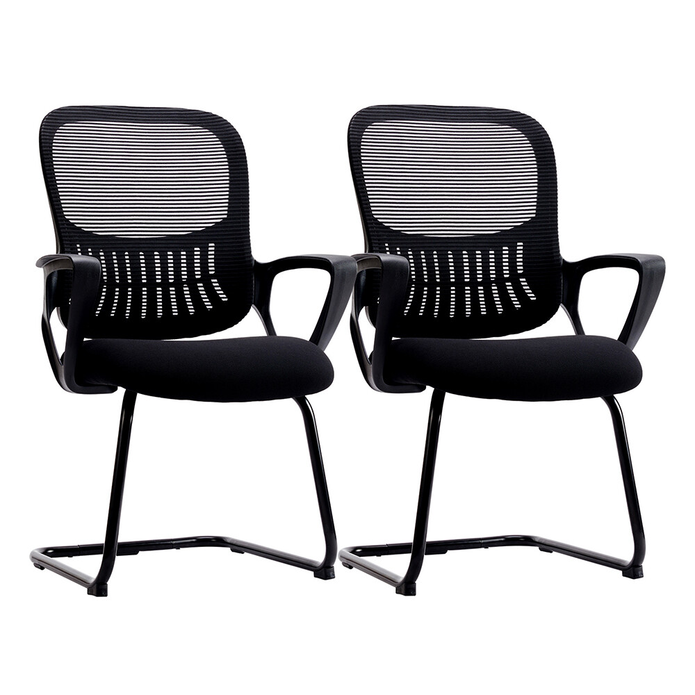 Ergonomic Mesh Mid Back Home Office Chair with Armrest -No Wheels Computer Chair gallery