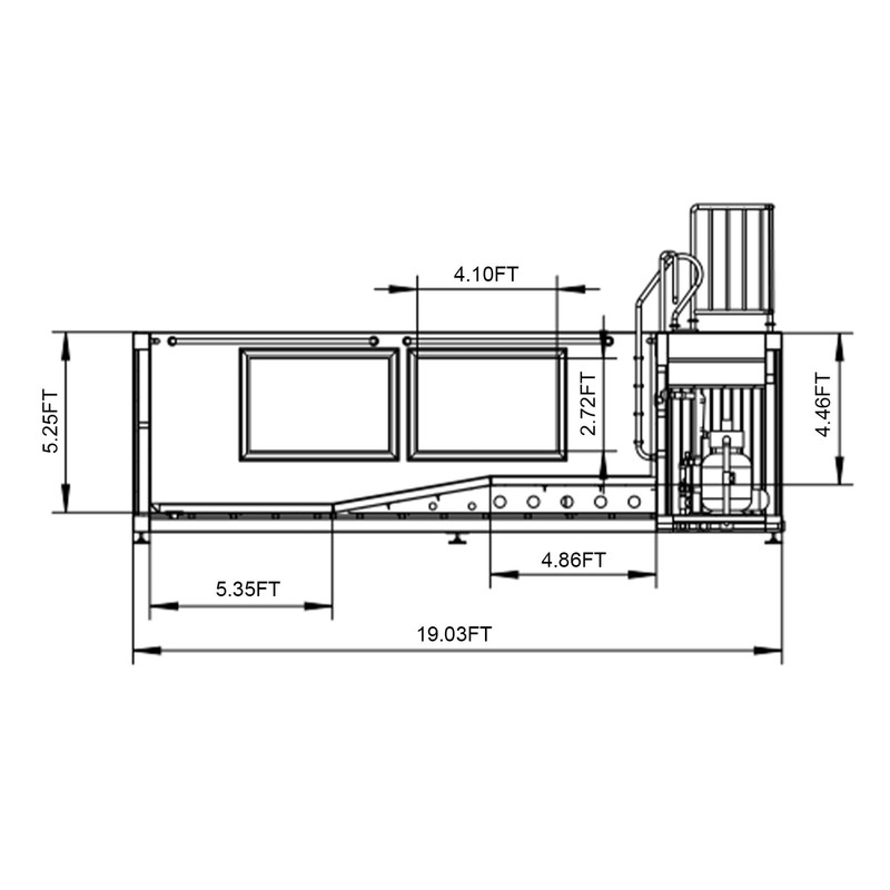 20ft Shipping Container Modified Swimming Pool with Steps Water Treatment System gallery