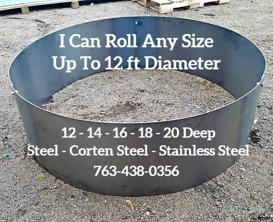Fire Pit Liner Campfire Ring 40 Diameter x 16" Deep gallery