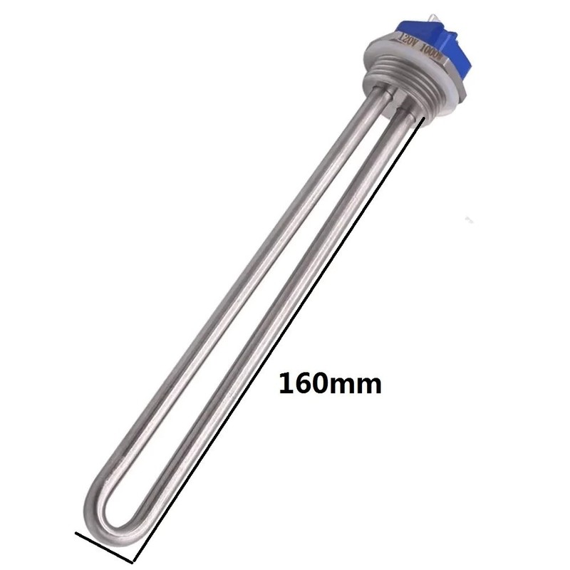 220V 1" BSP Immersion Heating Element 500W 1000W 1500W SUS304 Water Heater gallery