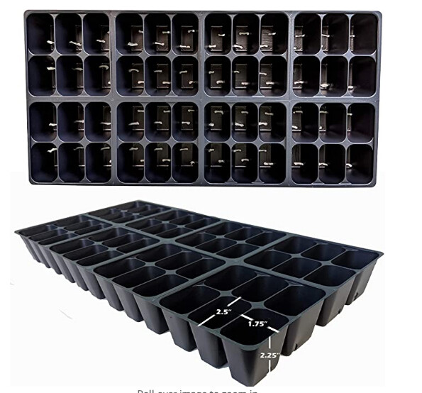 10 Trays Seed Starting # 806 Tray Inserts for 1020 Propagation 480 Cells Total gallery