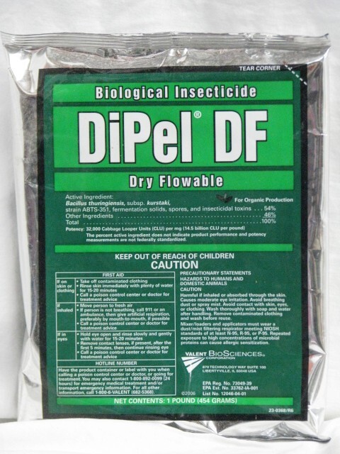 DiPel Biological Insecticide - 1 Pound - OMRI Certified gallery