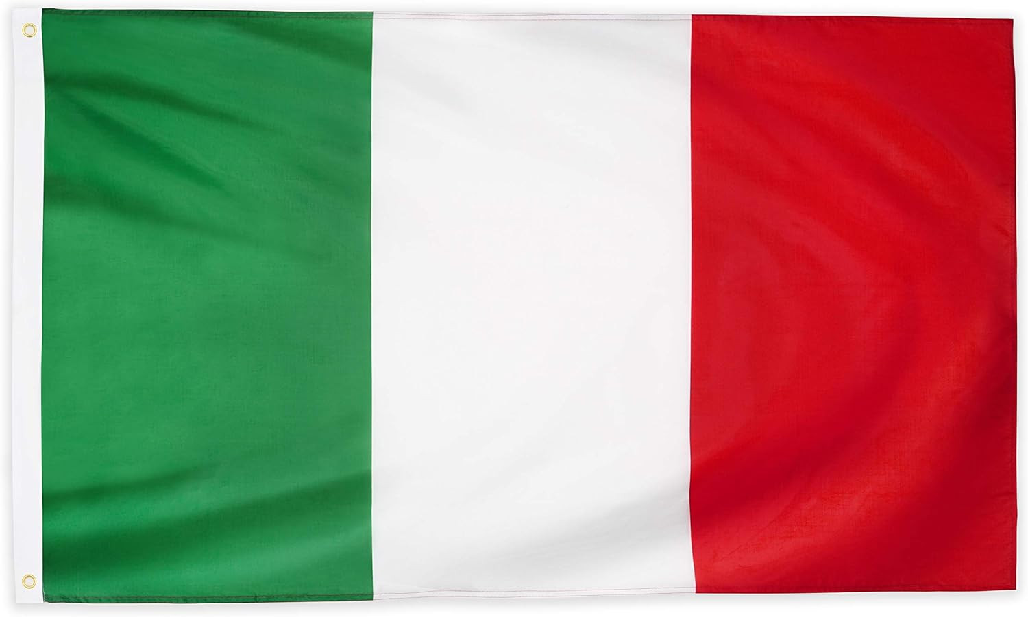 DANF Italy Flag 3X5 Ft Thick Polyester, Fade Resistant, Brass Grommets, Canvas H gallery