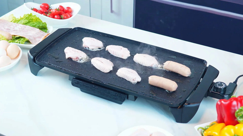 20” Electric Griddle - Non-Stick, Temperature Control,1500 W,Ceramic Coating gallery